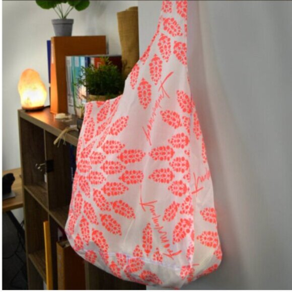 Free People Pink and White Travel Bag - Picture 2 of 2